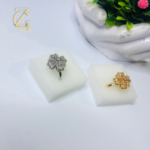 zircon-studded clover rings - Image 15