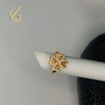 zircon-studded clover rings - Image 19