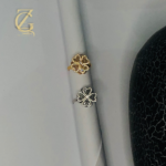 zircon-studded clover rings - Image 11