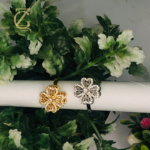 zircon-studded clover rings - Image 4