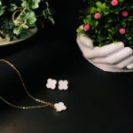 Clover White locket set - Image 11