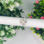 zircon-studded clover rings - Image 2