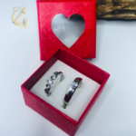 silver-toned couple ring - Image 8