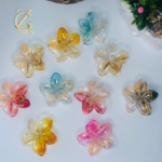 Frangipani flower claw clip - Image 3