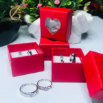 silver-toned couple ring - Image 2