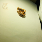 Gen Z Cloxet Gold Plated Ruby Crystal Hoop Earrings Huggie Style - Image 19