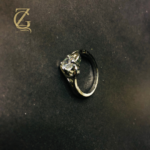 silver-plated heart-shaped ring - Image 16