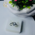 silver-plated heart-shaped ring - Image 12