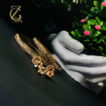 Gen Z Cloxet Gold Plated Crystal Bangle Set ( Indian Style ) - Image 3