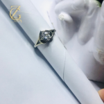 silver-plated heart-shaped ring - Image 10