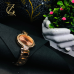 Rose gold dimond watch - Image 9