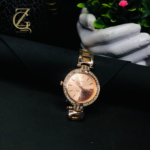 Rose gold dimond watch - Image 8