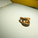 Gen Z Cloxet Gold Plated Ruby Crystal Hoop Earrings Huggie Style - Image 27