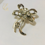 crystal safety pin brooch - Image 15