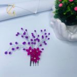 Gen Z Cloxet Stylish Floral Comb for Brides & Bridesmaids - Image 4