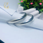 chunky silver bangle bracelet - Image 11