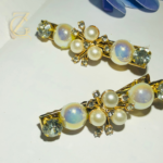 Stylish Gold Tone Flower Hairpins - Image 6