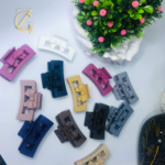 Gen Z cloxet Matte bow-shaped hair claw clips - Image 4