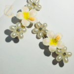 Stylish Gold Tone Flower Hairpins - Image 7