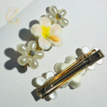 Stylish Gold Tone Flower Hairpins - Image 8