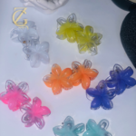 Frangipani flower claw clip - Image 8