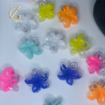 Frangipani flower claw clip - Image 9