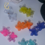 Frangipani flower claw clip - Image 11