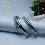 chunky silver bangle bracelet - Image 17