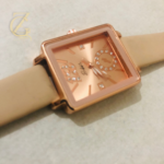 Women unique square dail watch - Image 11