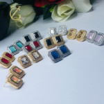 Gen Z Cloxet Square Stud Earrings