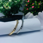 Diamond square crystal bracelet