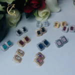 Gen Z Cloxet Square Stud Earrings - Image 2