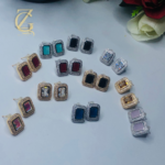 Gen Z Cloxet Square Stud Earrings - Image 3