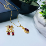 Emerald Teardrop Jewelry Set - Image 6