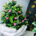 large silver hoop earrings - Image 5