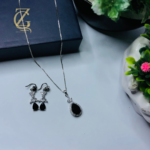 Emerald Teardrop Jewelry Set - Image 14