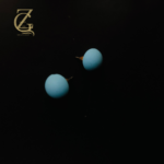 Acrylic bead stud earring - Image 3