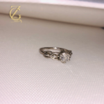 infinity knot solitaire ring - Image 17