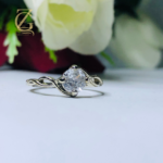 modern solitaire ring - Image 3