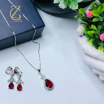 Emerald Teardrop Jewelry Set - Image 22