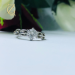 infinity knot solitaire ring - Image 21