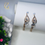 Long Chain Crystal Dangle Studs Fashion Jewelry - Image 9