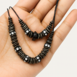 Black Beads Necklace - Image 8