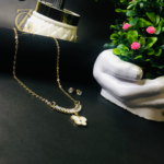 Gen Z Cloxet White Shell Clover & Baguette Necklace - Image 16