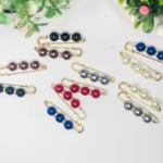 Gen Z Cloxet Elegant Pearl & Crystal Scarf Pins