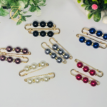 Gen Z Cloxet Elegant Pearl & Crystal Scarf Pins - Image 4