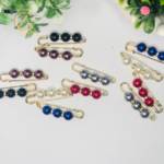 Gen Z Cloxet Elegant Pearl & Crystal Scarf Pins - Image 2