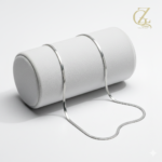 Snake chain necklace, Herringbone chain silver, Flat snake chain, Minimalist jewelry, Liquid metal necklace, Tarnish-resistant chain, Layering necklace, Silver choker, Unisex chain