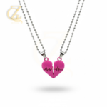 Hot Pink Matching Relationship Locket | Gen Z Cloxet
