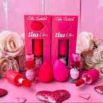 Moccallure Professio2 in 1 Makeup Deal – Color Castile Lip Gloss & Blush | Liquid Beauty Combo | Long-Lasting Radiance | Dual-Use Magicnal 18-Colors Lipstick Kit – Long-Lasting, Hydrating & Compact | Unisex Makeup Set (Copy) - Orange | Gen z cloxet
